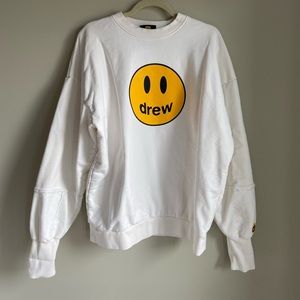 Drew house white crewneck